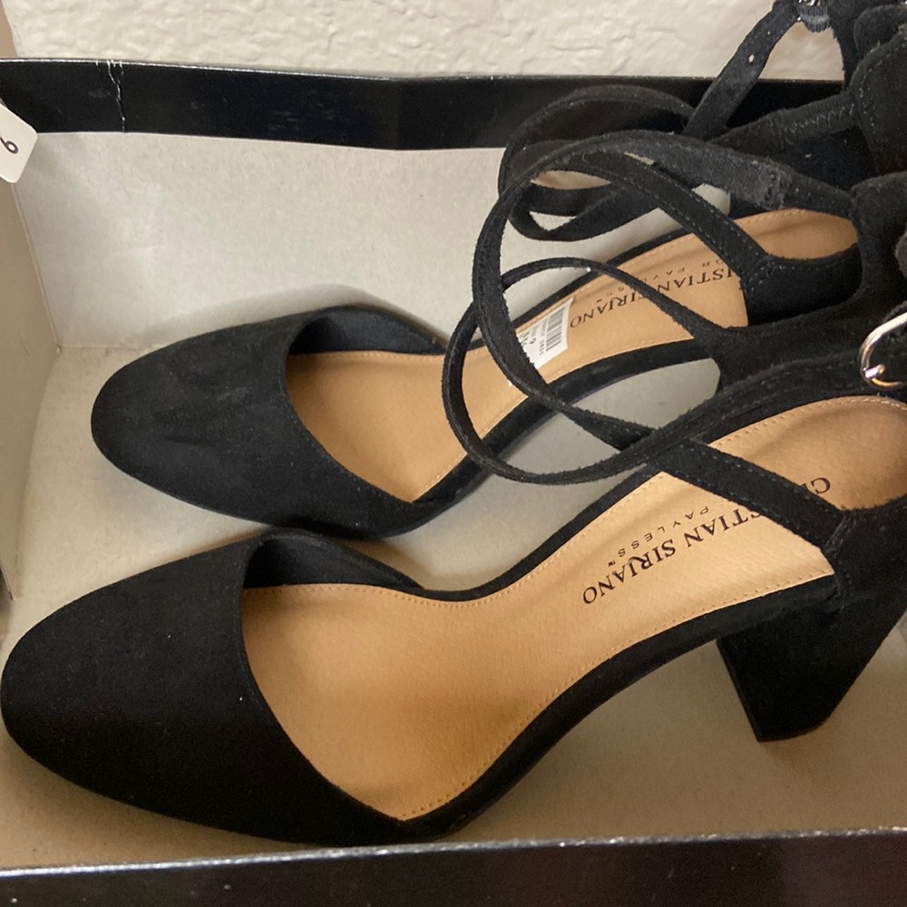 Black Strappy Heels